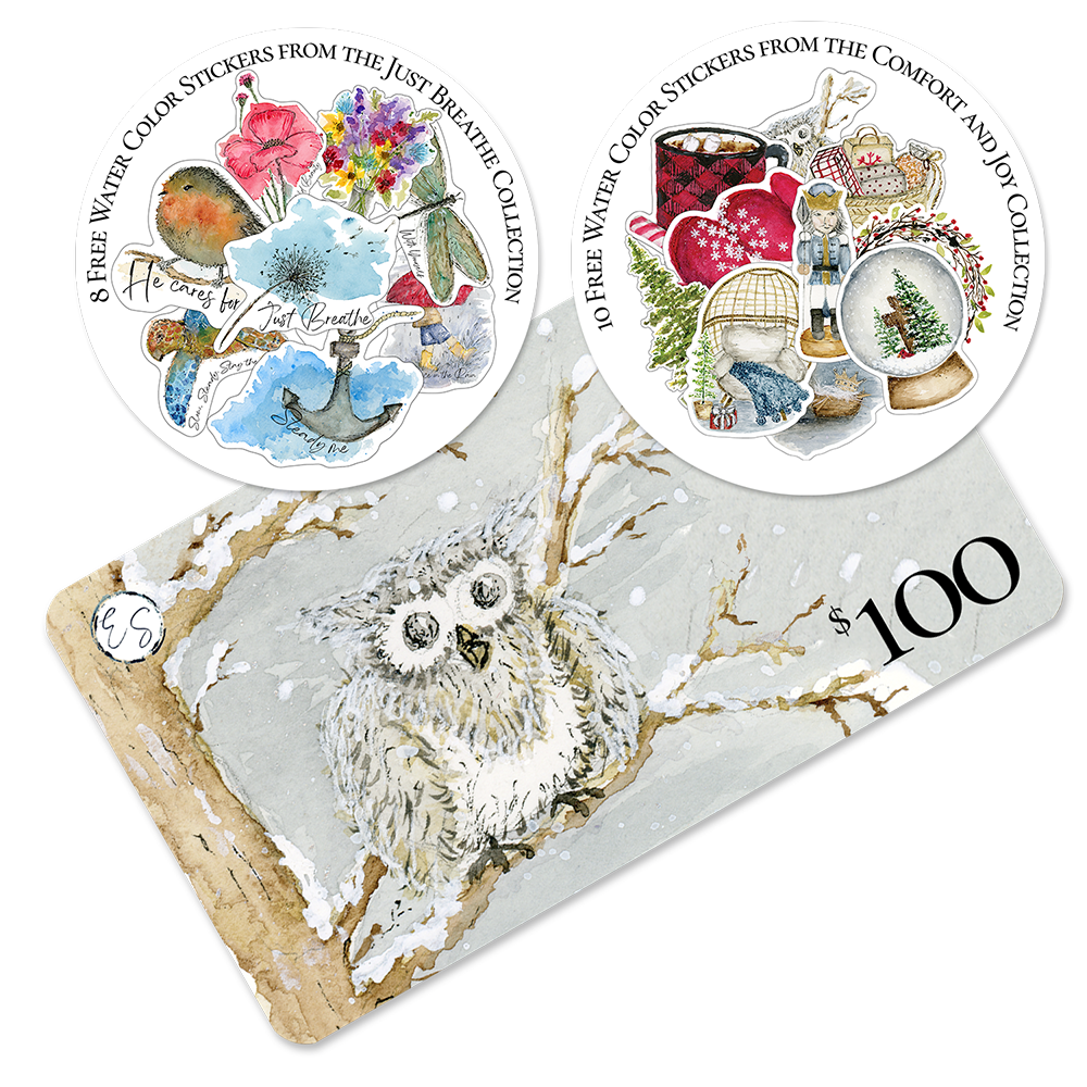 $100 Gift Card w/ Free Stickers