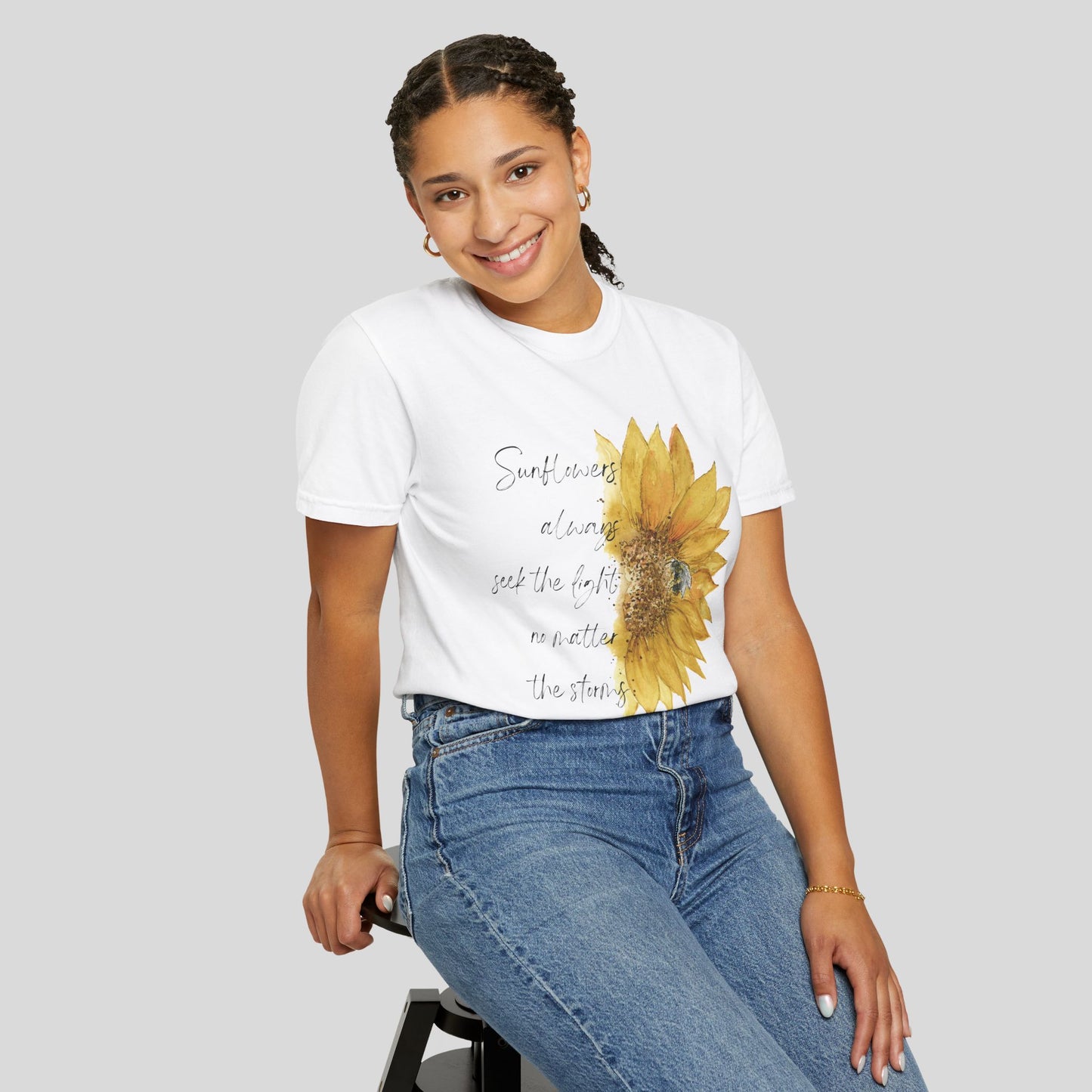 Sunflowers (Unisex Garment-Dyed T-shirt)