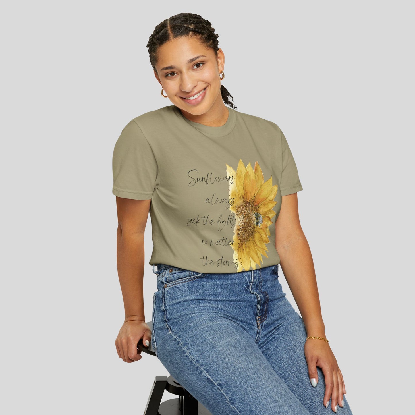 Sunflowers (Unisex Garment-Dyed T-shirt)