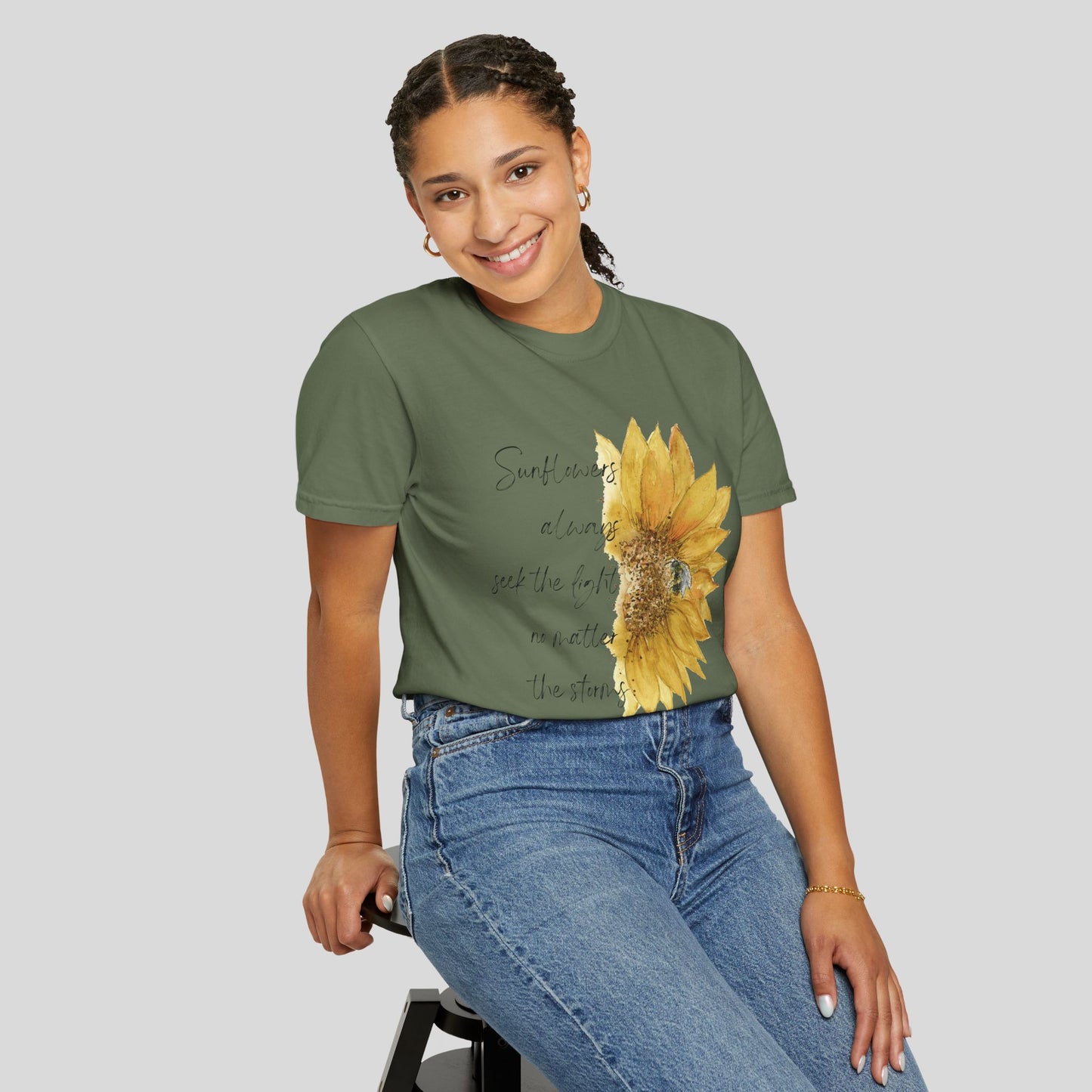 Sunflowers (Unisex Garment-Dyed T-shirt)