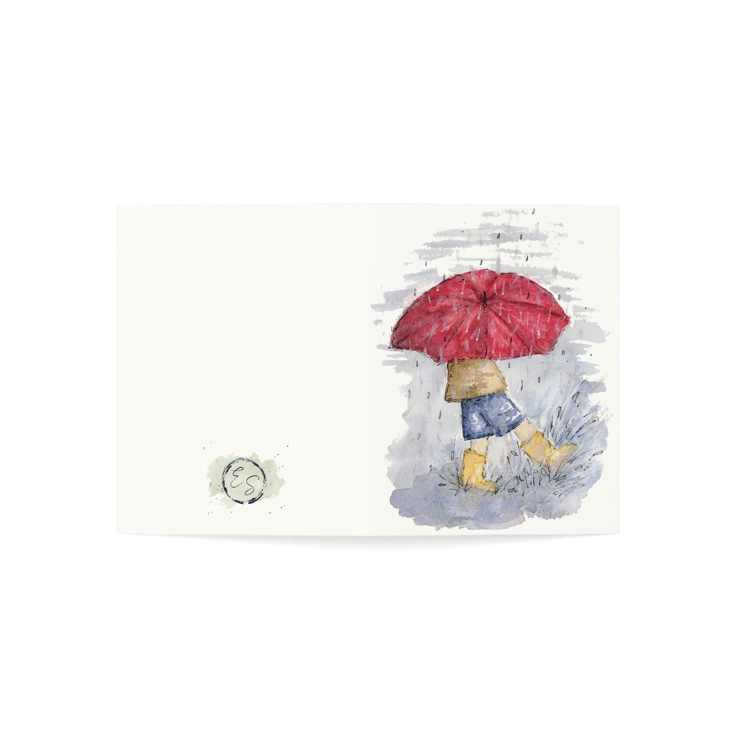 "Dance in the Rain" 10 Pack (Greeting Cards) from Just Breathe