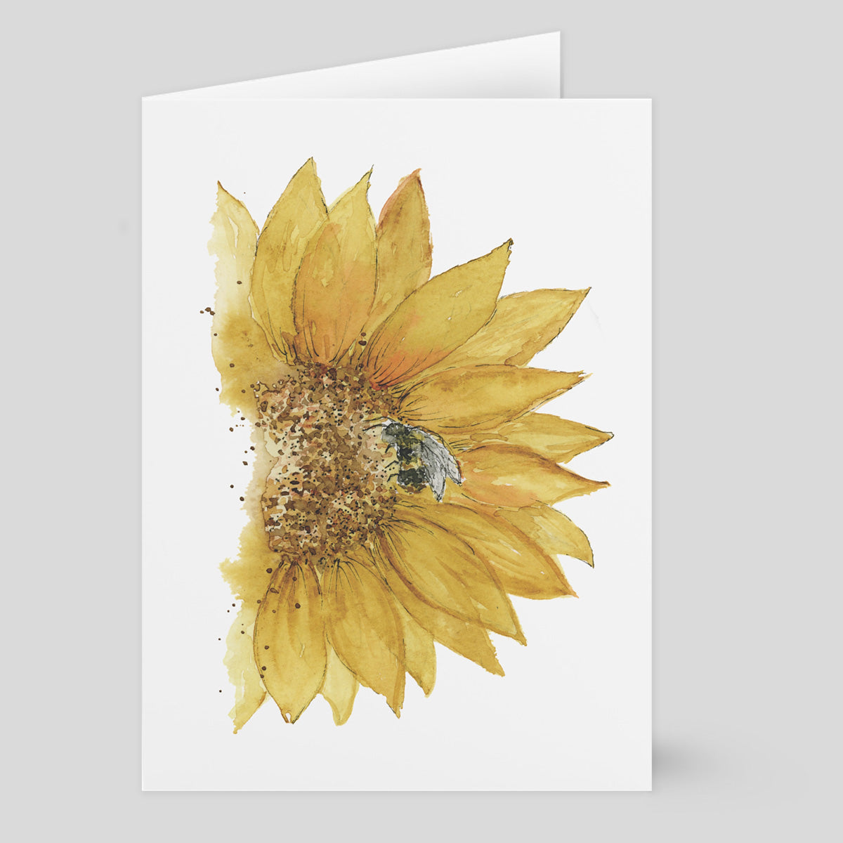 "Sunflower" (Greeting Card) from my Spring & Summer Collection