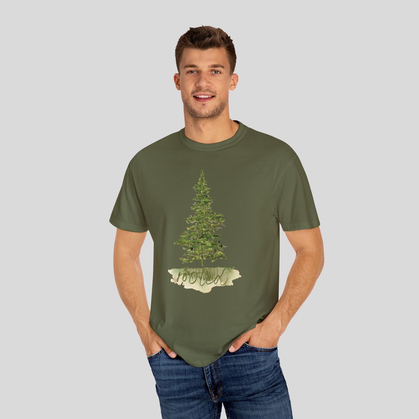 Rooted (Unisex Garment-Dyed T-shirt)