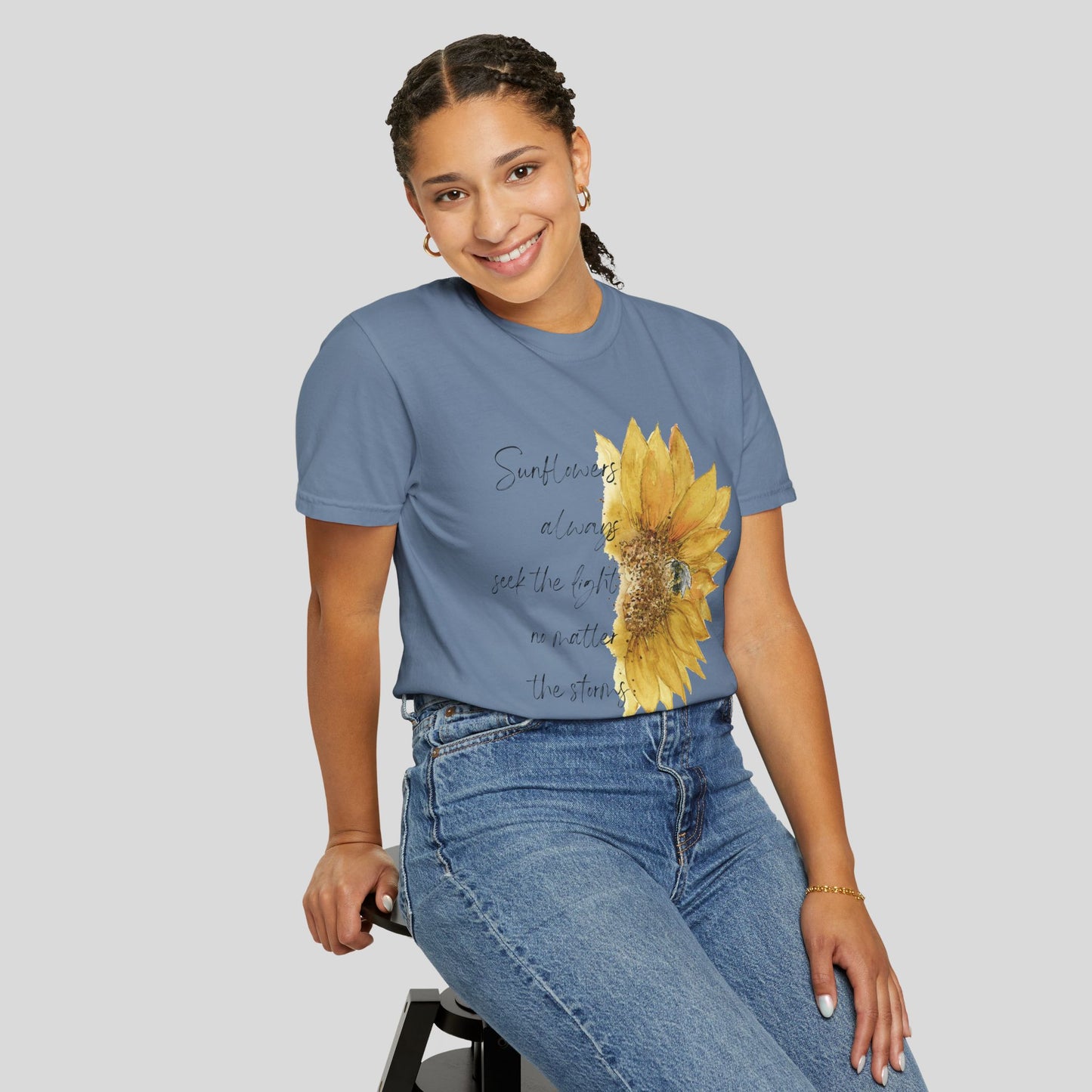 Sunflowers (Unisex Garment-Dyed T-shirt)