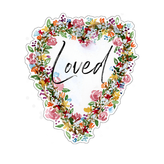 "Flower Wreath" (Die-Cut Stickers) from my Spring & Summer Collection