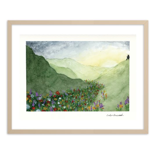 "Flowers in the Valley" (Art Print) from my Spring Collection