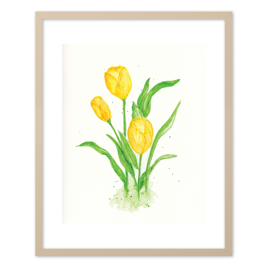 "Tulips" (Art Print) from my Spring Collection