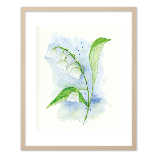 "Lily of the Valley" (Art Print) from my Spring Collection