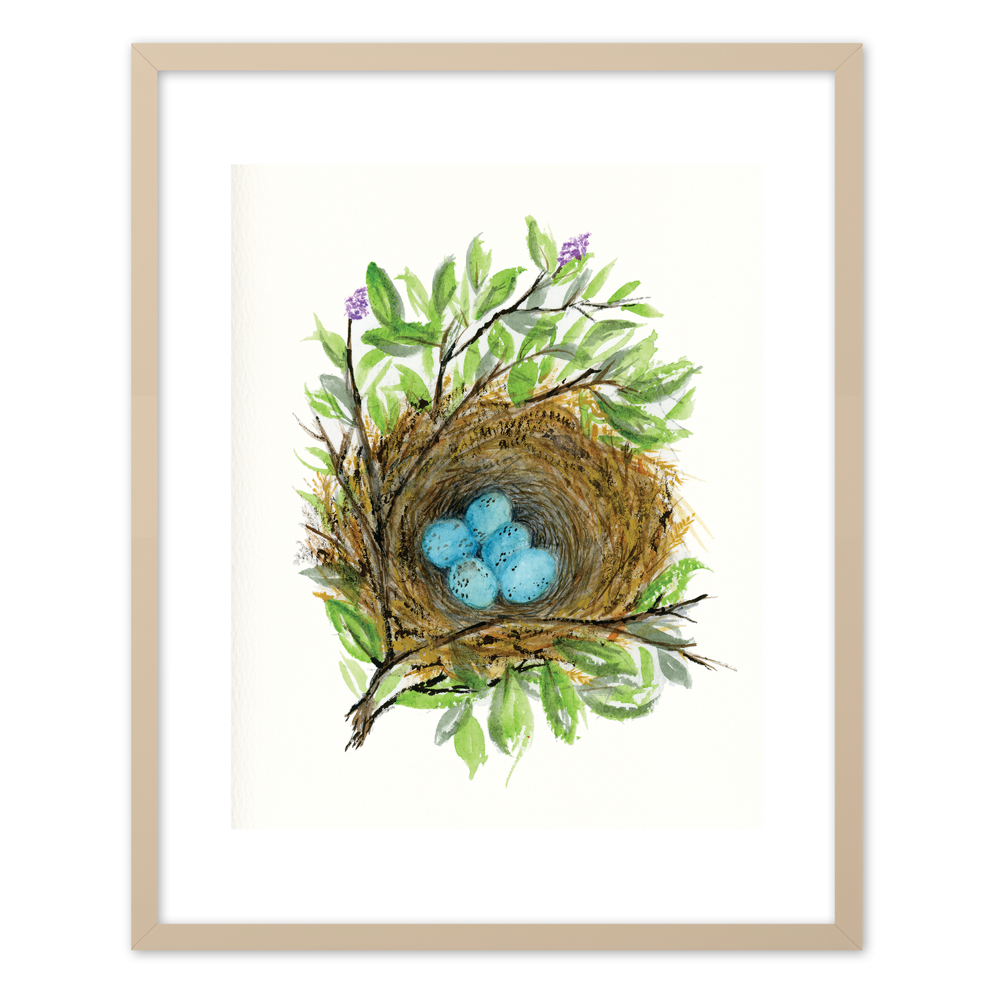 "Robin's Nest" (Art Print) from my Spring Collection