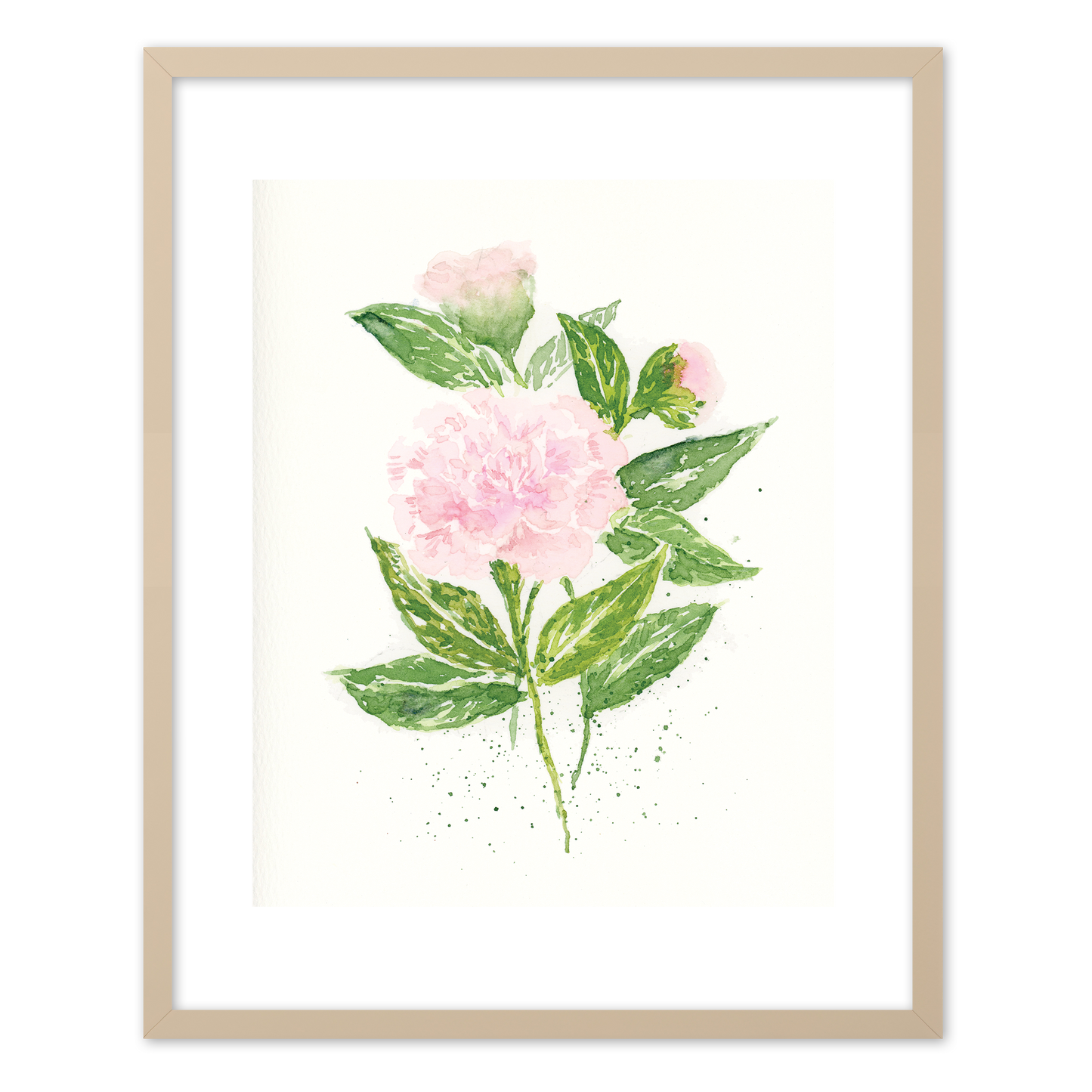 "Peony" (Art Print) from my Spring Collection