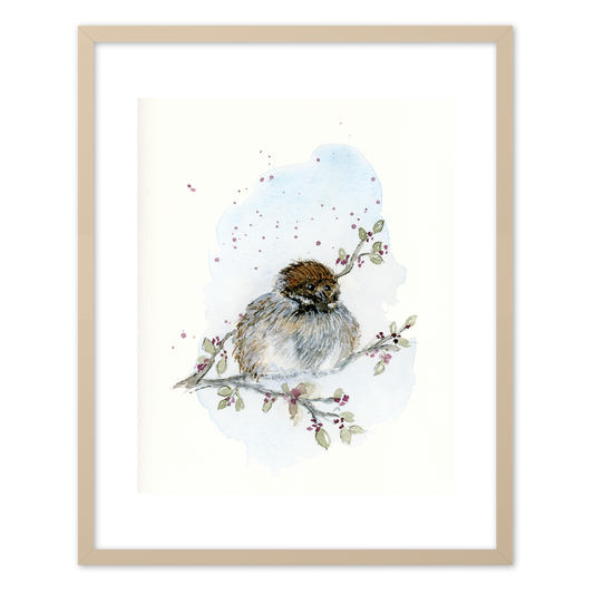 "Baby Sparrow" (Art Print) from my Spring Collection