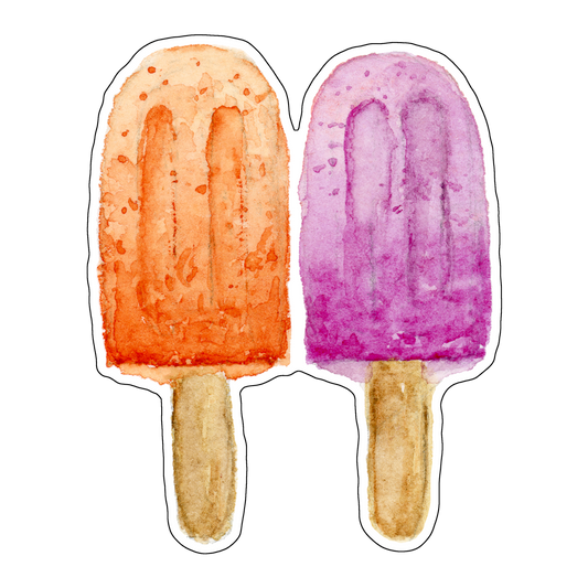 "Popsicles" (Die-Cut Stickers) from my Spring & Summer Collection