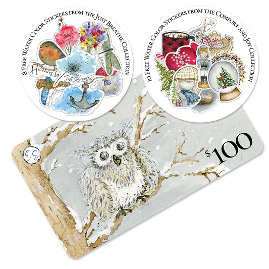 $100 Gift Card w/ Free Stickers