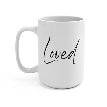 "Loved" (Mug) from my Springtime Collection