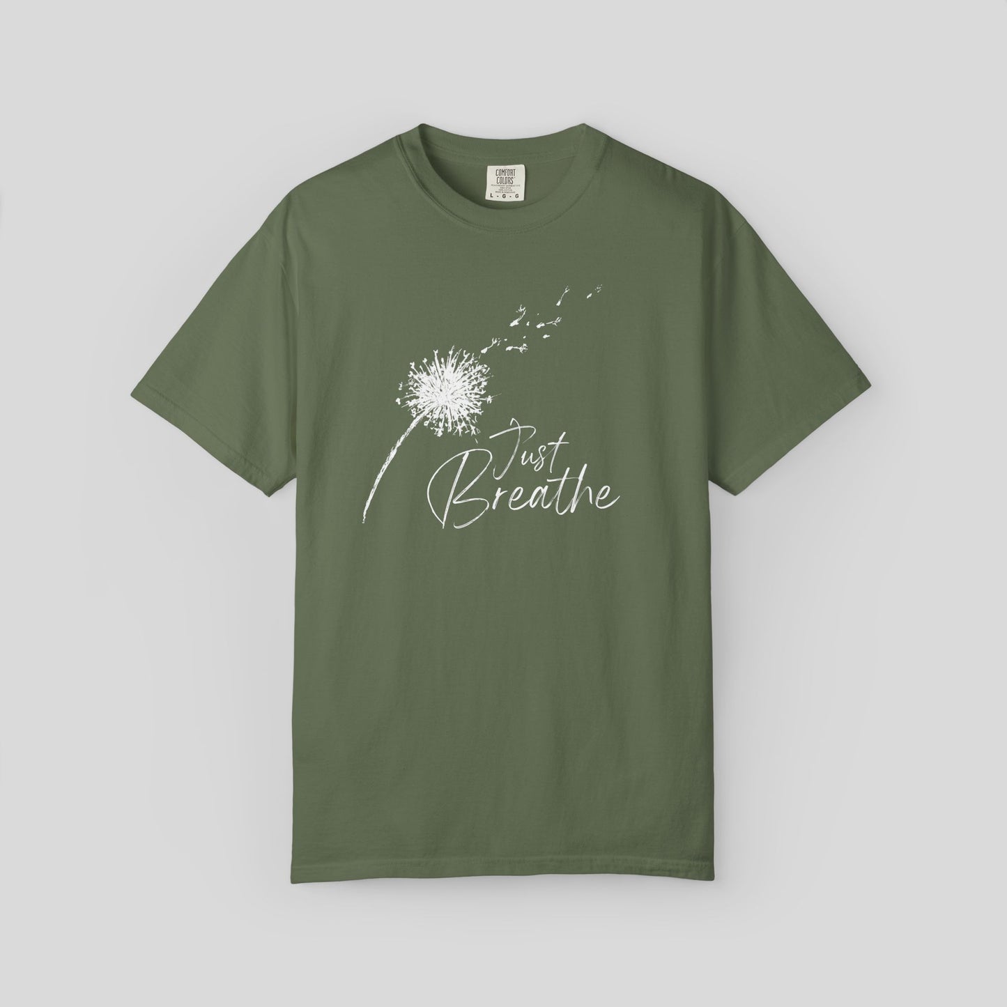 Just Breathe (Unisex Garment-Dyed T-shirt)