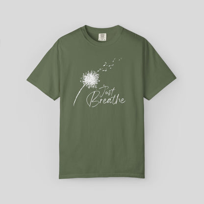 Just Breathe (Unisex Garment-Dyed T-shirt)