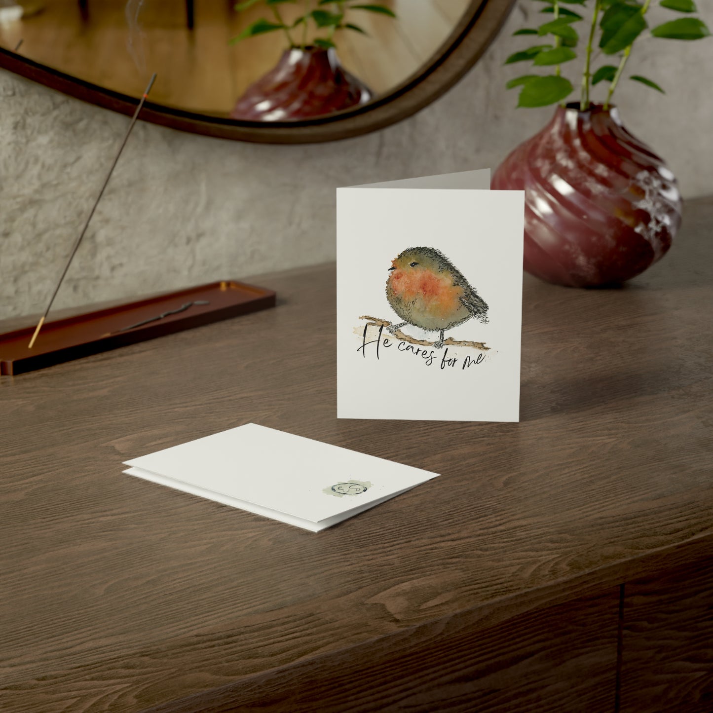 "Sparrow" 10 Pack (Greeting Cards) from Just Breathe