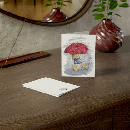 "Dance in the Rain" 10 Pack (Greeting Cards) from Just Breathe