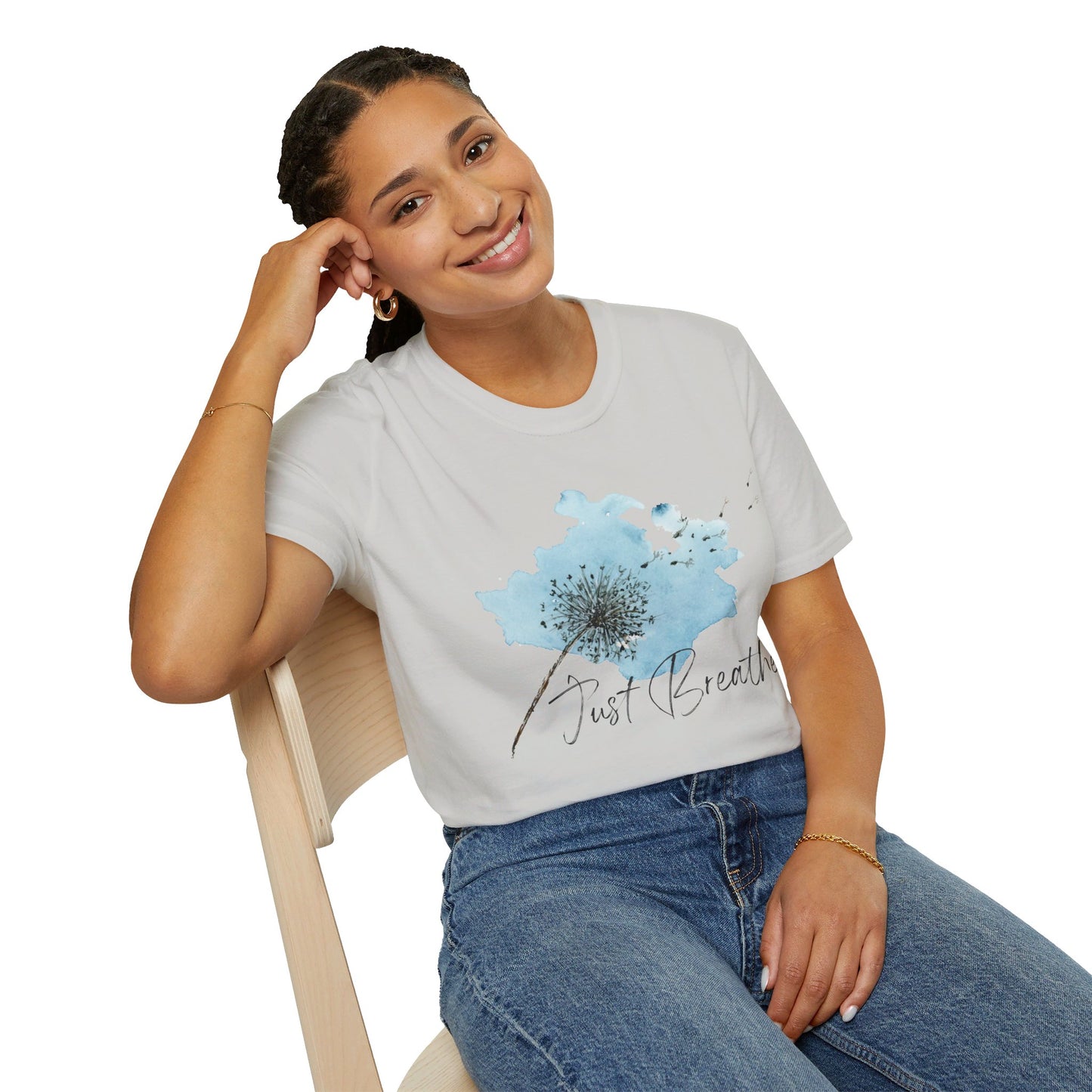 Just Breathe (Unisex Softstyle T-Shirt)