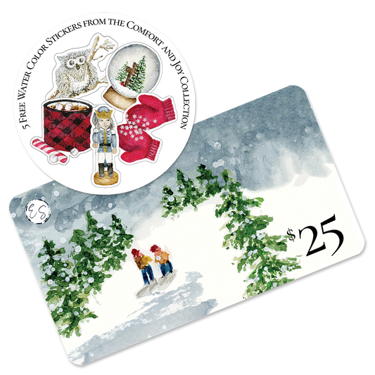 $25 Gift Card w/ Free Stickers