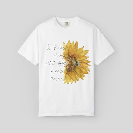 Sunflowers (Unisex Garment-Dyed T-shirt)