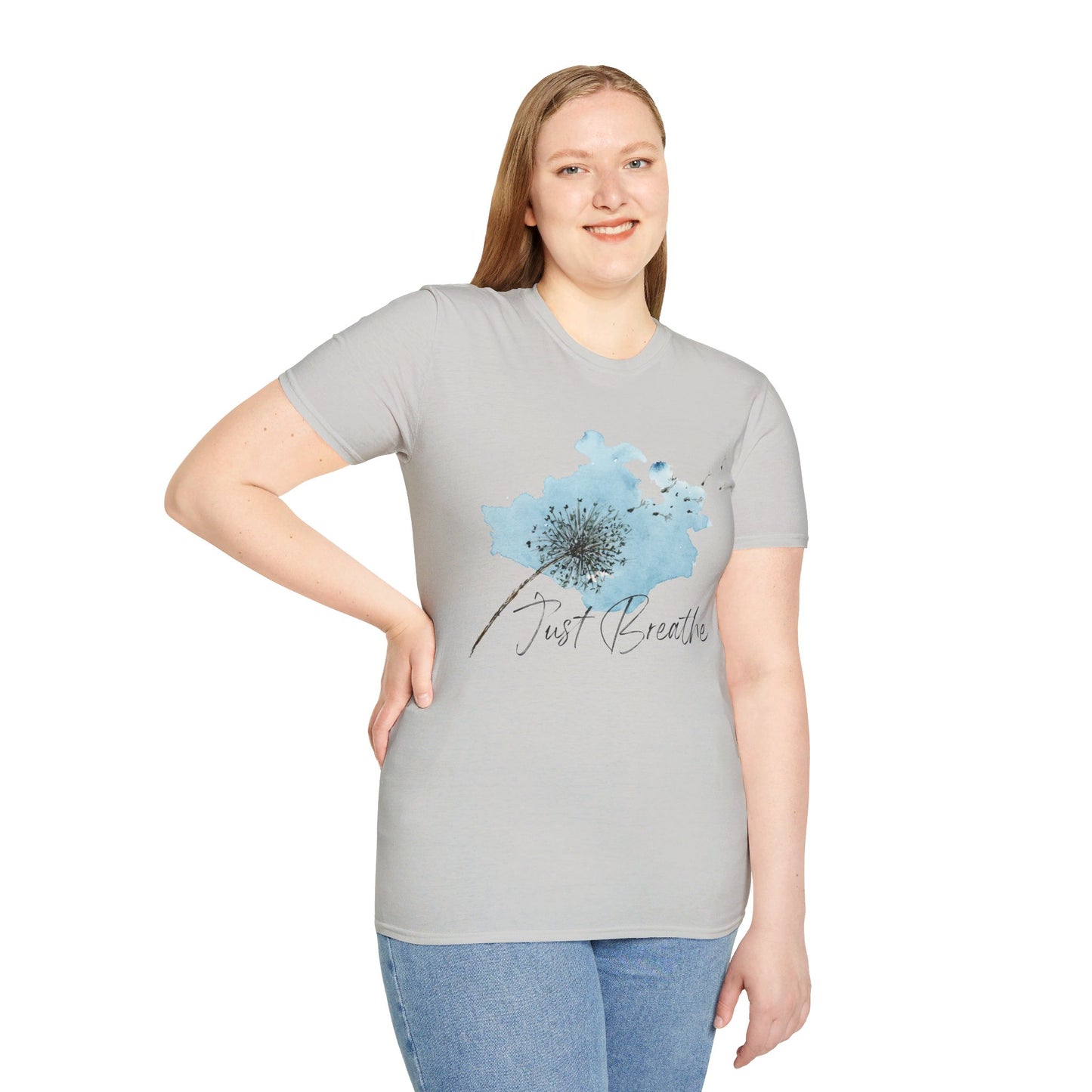 Just Breathe (Unisex Softstyle T-Shirt)