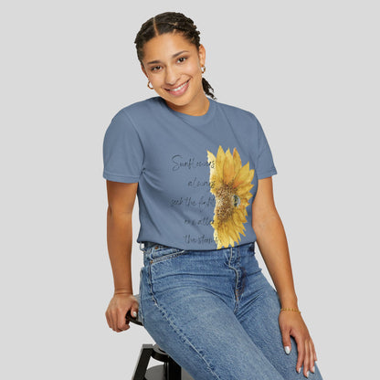 Sunflowers (Unisex Garment-Dyed T-shirt)