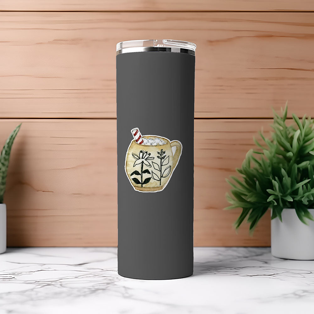 "Coffee Cup" (Die-Cut Stickers) from my Small Steps Matter Collection