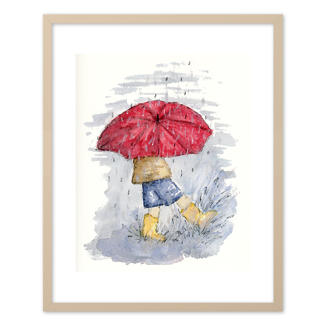 "Dance in the Rain" (Art Print) from Just Breathe