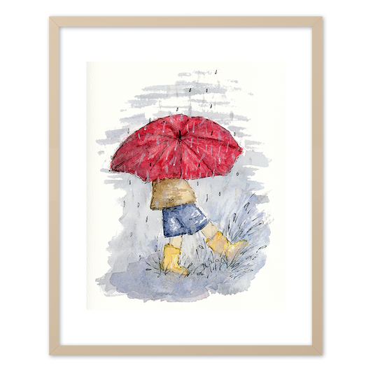 "Dance in the Rain" (Art Print) from Just Breathe