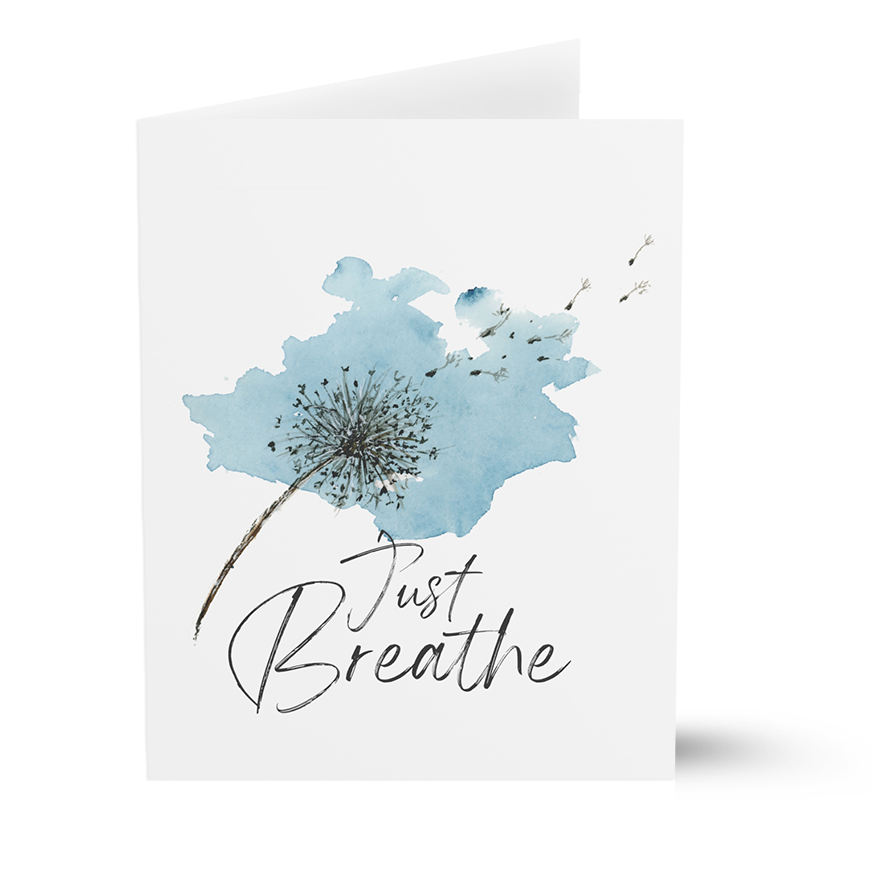 Just Breathe 10 Pack (Greeting Cards)