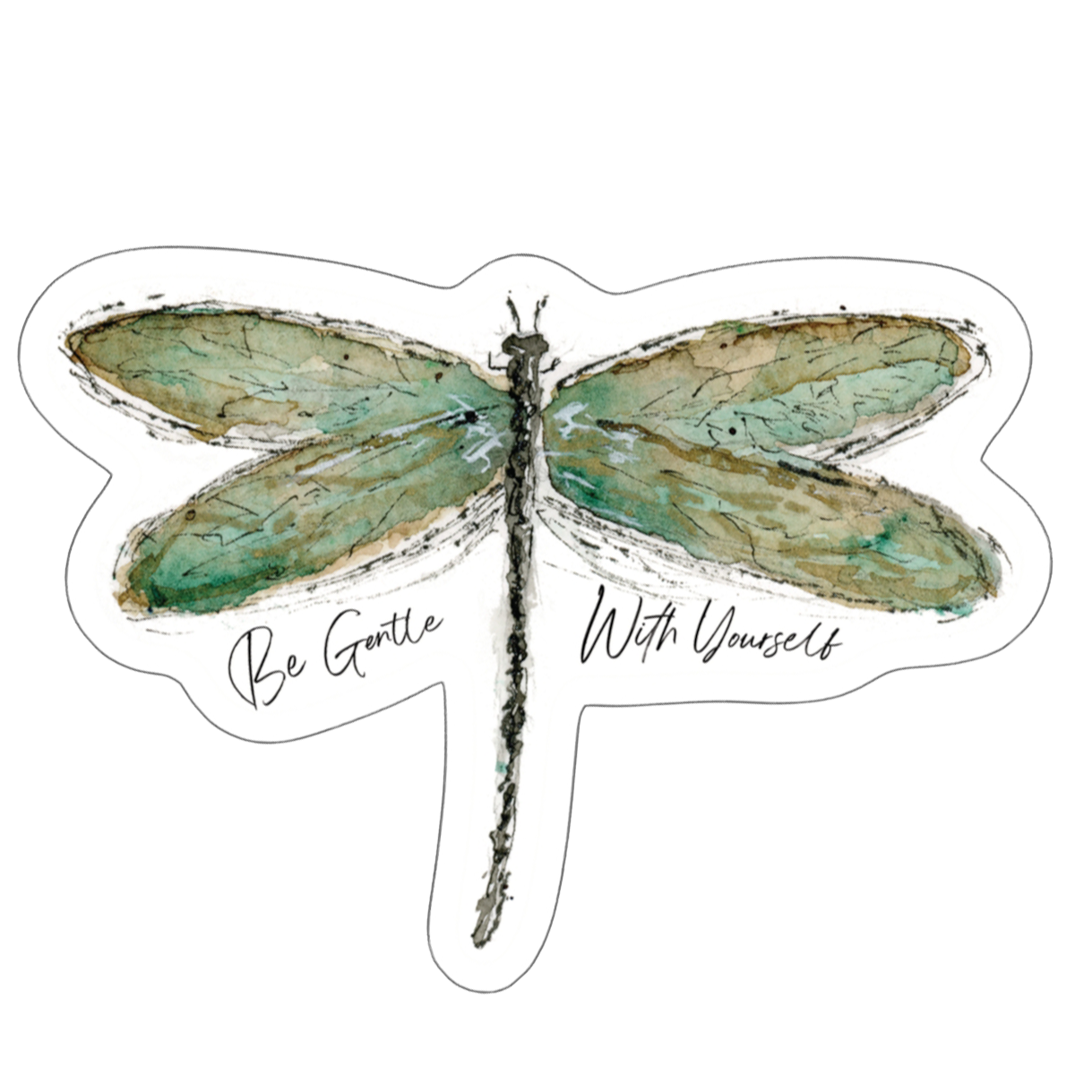 "Dragonfly" (Die-Cut Stickers) from Just Breathe