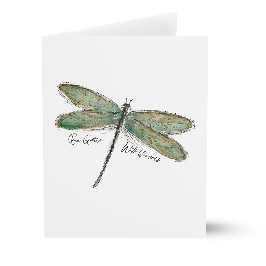 "Dragonfly" 10 Pack (Greeting Cards) from Just Breathe