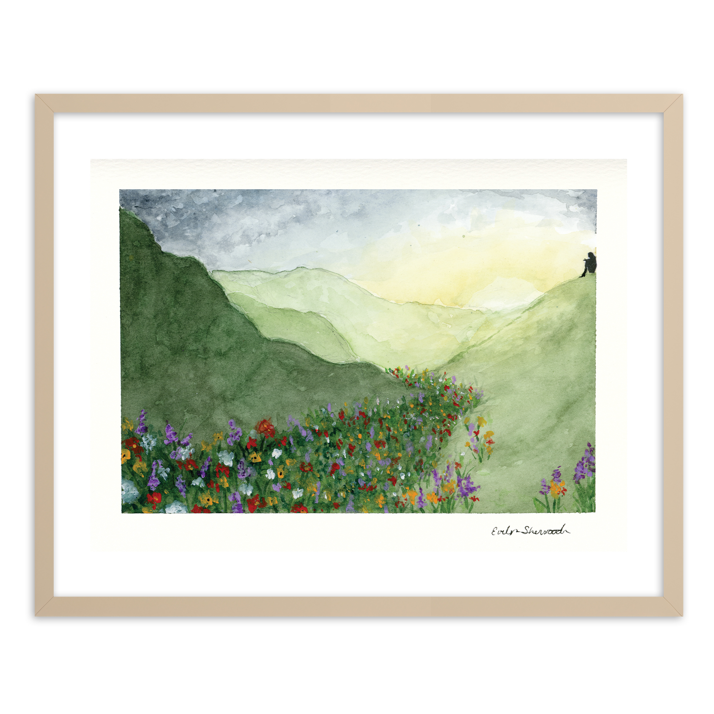 "Flowers in the Valley" (Art Print) from my Spring Collection