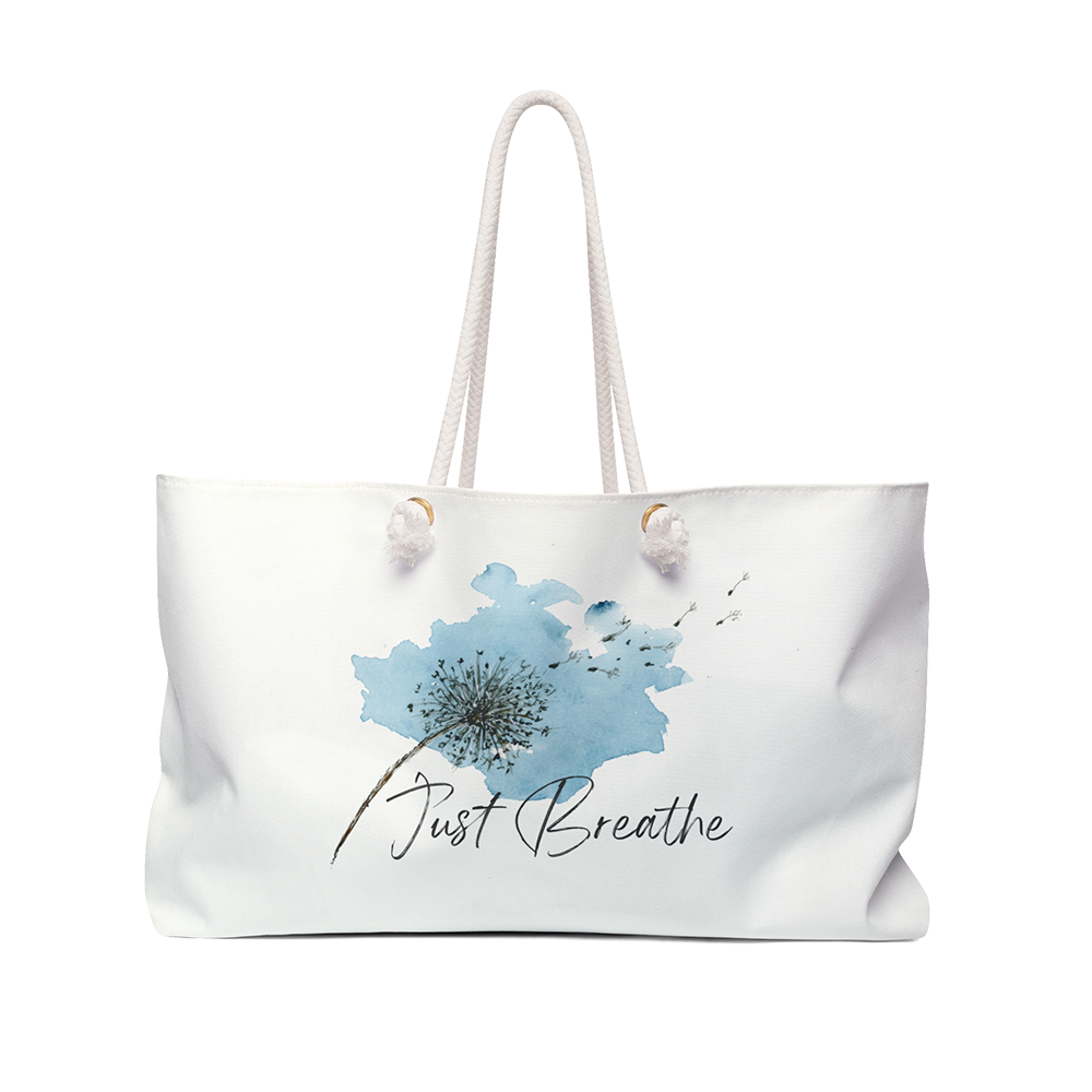 Just Breathe Weekender Tote Bag