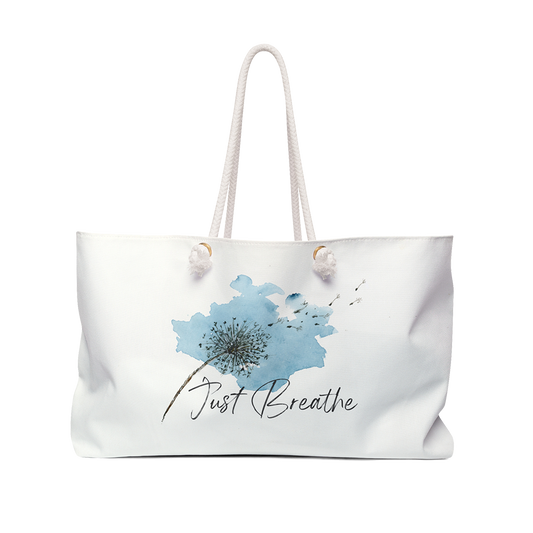 Just Breathe Weekender Tote Bag