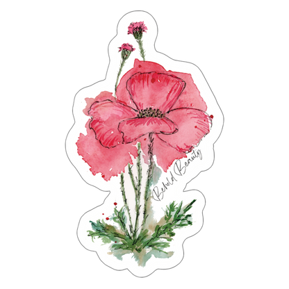 "Poppy" (Die-Cut Stickers) from Just Breathe