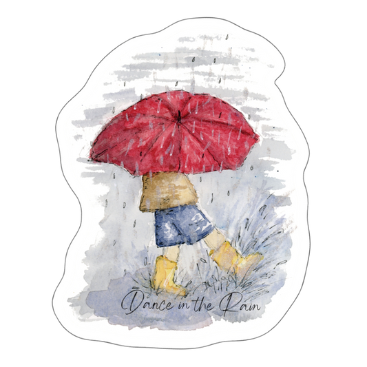 "Dance in the Rain" (Die-Cut Stickers) from Just Breathe