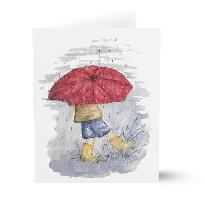 "Dance in the Rain" 10 Pack (Greeting Cards) from Just Breathe