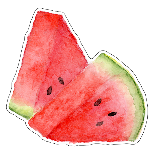 "Watermelon Slices" (Die-Cut Stickers) from my Spring & Summer Collection