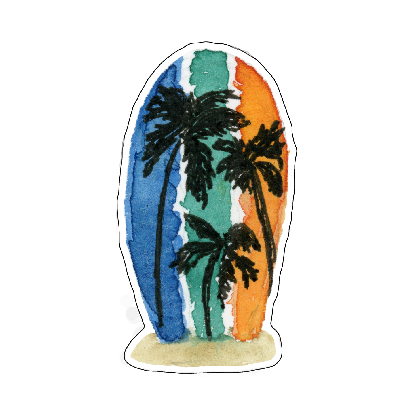 "Boogie Board" (Die-Cut Stickers) from my Spring & Summer Collection